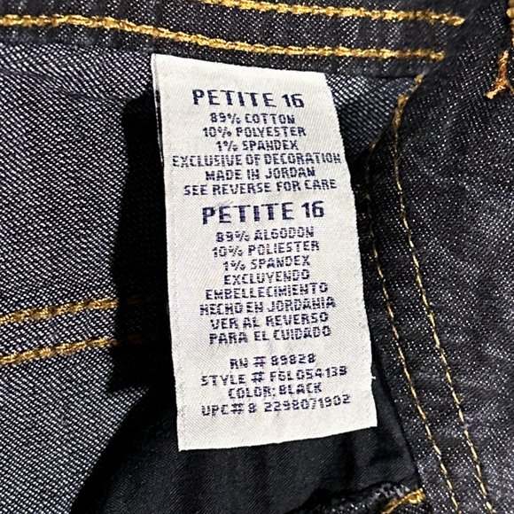 Faded Glory Boot Cut Stretch Jeans Size 16‎ P - Picture 6 of 10